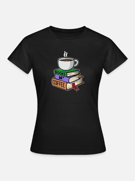 Kaffeetrinker Milchkaffee Kaffee Trinken Statement - Frauen T-Shirt - Schwarz