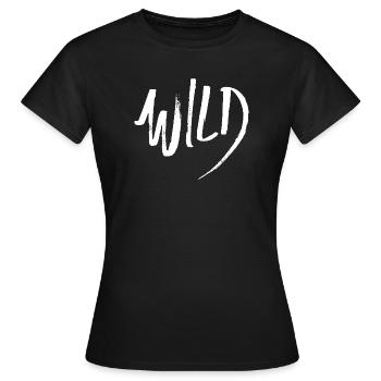 Sauvage (sombre) - T-shirt Femme - noir - Devant - AI Model Female 172 dark (172cm)