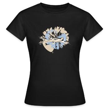 Valentine's Day swimmers in competition - Women's T-Shirt - black - Front - AI Model Female 172 dark (172cm)