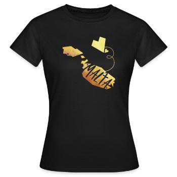 Malta - Frauen T-Shirt - Schwarz - Vorne - AI Model Female 172 dark (172cm)