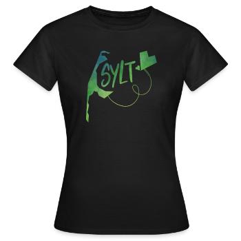Sylt - T-shirt Femme - noir - Devant - AI Model Female 172 dark (172cm)