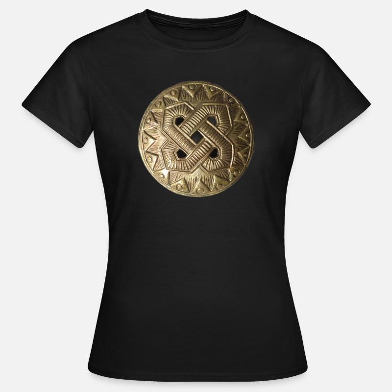 Kaleva bronceornament - Women's T-Shirt - black