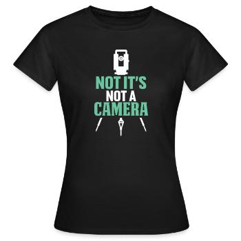 Ironische Botschaftsfotografie - Frauen T-Shirt - Schwarz - Vorne - AI Model Female 172 dark (172cm)