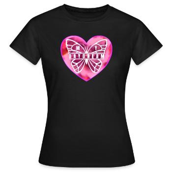 Mon rêve au jour le jour - T-shirt Femme - noir - Devant - AI Model Female 172 dark (172cm)