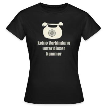téléphone - T-shirt Femme - noir - Devant - AI Model Female 172 dark (172cm)