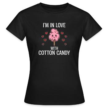 Candy Sugar Statement Bonbons Délicieux - T-shirt Femme - noir - Devant - AI Model Female 172 dark (172cm)