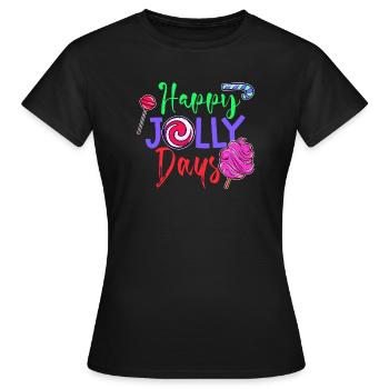 Délicieux dessert Candy Statement Bonbons - T-shirt Femme - noir - Devant - AI Model Female 172 dark (172cm)