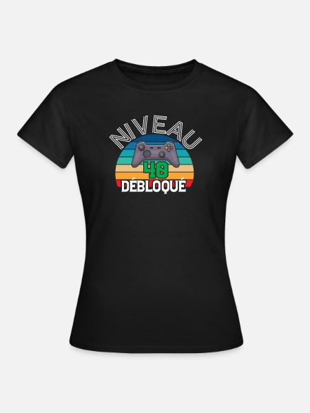 Level 40 freigeschaltet - Frauen T-Shirt - Schwarz