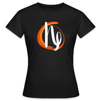 Horoscope ésotérique Capricorne Superstition Constellation - T-shirt Femme - noir - Devant - AI Model Female 172 dark (172cm)