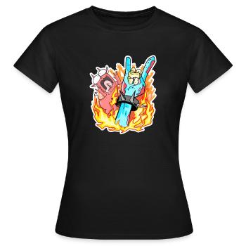 Zombie Hand Rocker - Women's T-Shirt - black - Front - AI Model Female 172 dark (172cm)