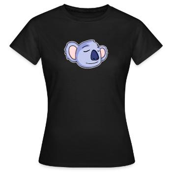 Koala Head Koalas - Women's T-Shirt - black - Front - AI Model Female 172 dark (172cm)