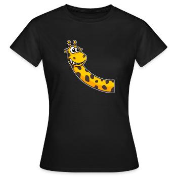 Giraffes Giraffe - Women's T-Shirt - black - Front - AI Model Female 172 dark (172cm)
