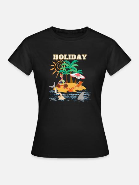 ART de vacances - T-shirt Femme - noir
