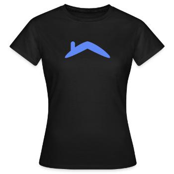 Toit de la maison - T-shirt Femme - noir - Devant - AI Model Female 172 dark (172cm)
