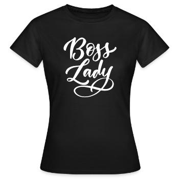 Lady Bos-s - Women's T-Shirt - black - Front - AI Model Female 172 dark (172cm)