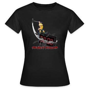 Penalty Killer Floorball v2-rouge - T-shirt Femme - noir - Devant - AI Model Female 172 dark (172cm)