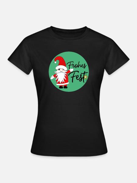 Frohes Fest - Frauen T-Shirt - Schwarz