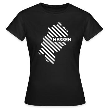 Hesse Carte - T-shirt Femme - noir - Devant - AI Model Female 172 dark (172cm)