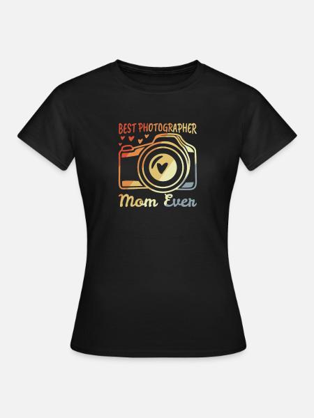 Fotografin Mutter - Frauen T-Shirt - Schwarz