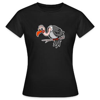 Vulture - Women's T-Shirt - black - Front - AI Model Female 172 dark (172cm)