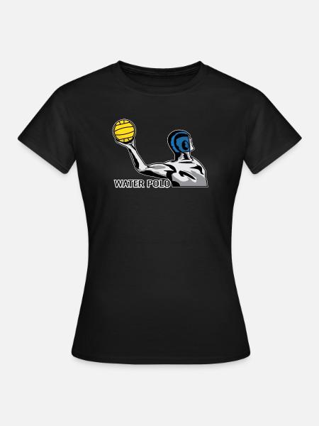 Wasserball Water Polo - Frauen T-Shirt - Schwarz