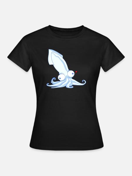 Pieuvre - T-shirt Femme - noir