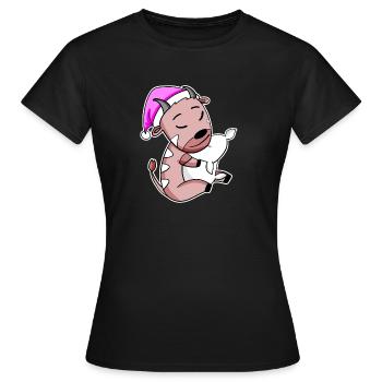 Antilope - T-shirt Femme - noir - Devant - AI Model Female 172 dark (172cm)
