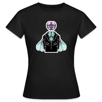 Smoking-Fliege - Frauen T-Shirt - Schwarz - Vorne - AI Model Female 172 dark (172cm)