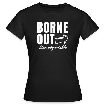 réforme des retraites, retraites, retraite - T-shirt Femme - noir - Devant - AI Model Female 172 dark (172cm)
