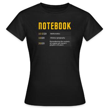 Erinnern an Videospiele - Frauen T-Shirt - Schwarz - Vorne - AI Model Female 172 dark (172cm)