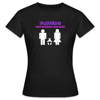 Elternteil Schwanger Statement Familienglück Baby - Frauen T-Shirt - Schwarz - Vorne - AI Model Female 172 dark (172cm)