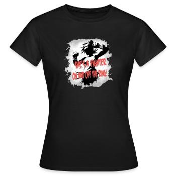 Combattante, femme dans les arts mortels - T-shirt Femme - noir - Devant - AI Model Female 172 dark (172cm)