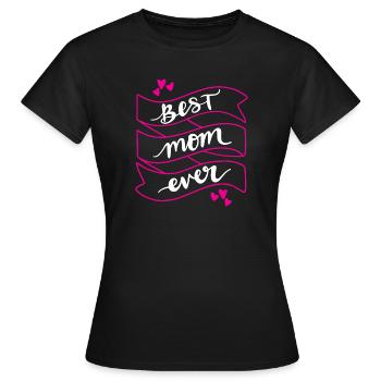 Beste Mutter aller Zeiten - Frauen T-Shirt - Schwarz - Vorne - AI Model Female 172 dark (172cm)