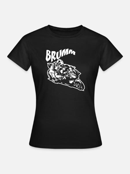 Brumm Biker White - Frauen T-Shirt - Schwarz