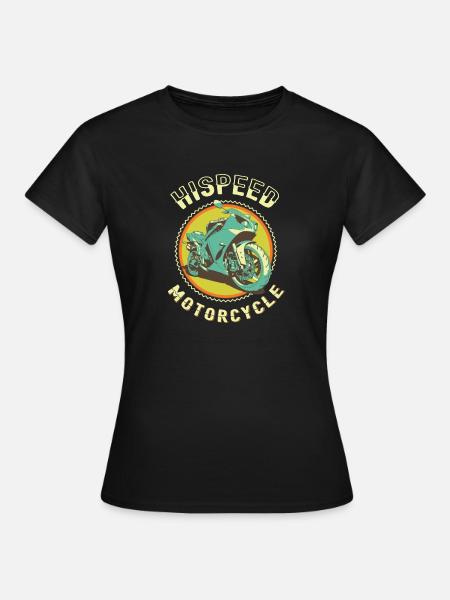 High Speed Motorcycle - Women's T-Shirt - black