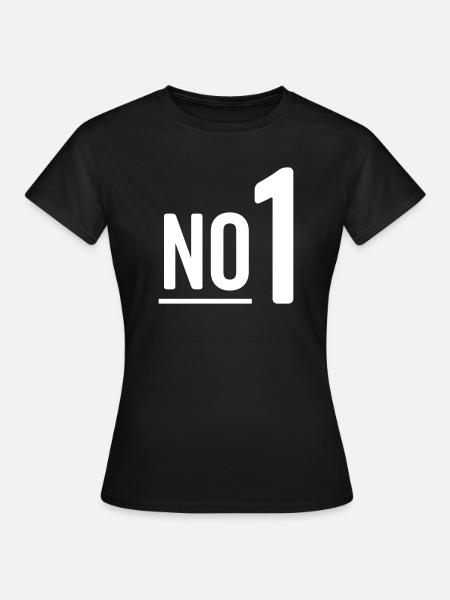 No 1 - Nummer eins - Frauen T-Shirt - Schwarz