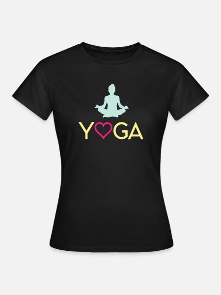 Yoga - T-shirt Femme - noir