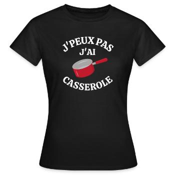 réforme des retraites, injustice, anarchie - T-shirt Femme - noir - Devant - AI Model Female 172 dark (172cm)