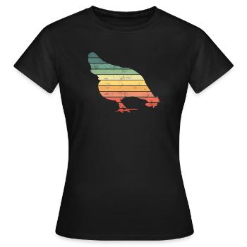Chicken Chickens - Women's T-Shirt - black - Front - AI Model Female 172 dark (172cm)