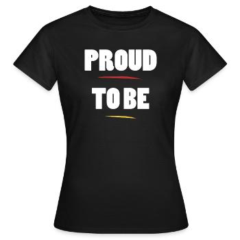 Stolz darauf, Ego zu sein Zitat - Frauen T-Shirt - Schwarz - Vorne - AI Model Female 172 dark (172cm)
