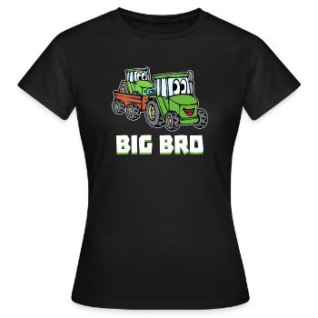 Tracteur agricole Machinerie agricole Déclaration du tracteur - T-shirt Femme - noir - Devant - AI Model Female 172 dark (172cm)