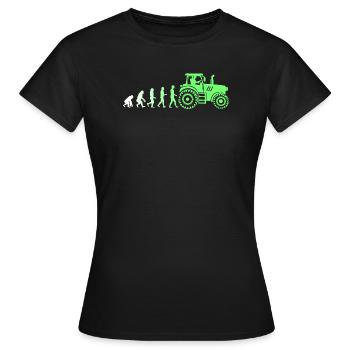 Véhicule utilitaire Tracteur Evolution Véhicule Bauer Field - T-shirt Femme - noir - Devant - AI Model Female 172 dark (172cm)