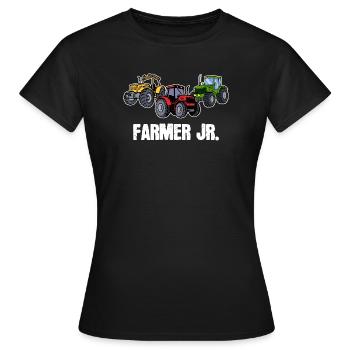 Déclaration de tracteur Jeune agriculteur Machines agricoles Agriculture agricole - T-shirt Femme - noir - Devant - AI Model Female 172 dark (172cm)