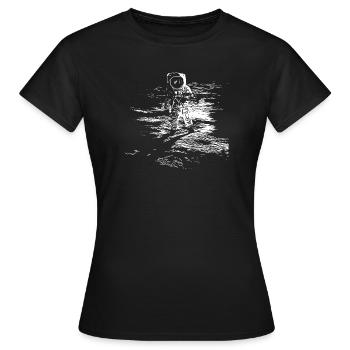 Raum - Frauen T-Shirt - Schwarz - Vorne - AI Model Female 172 dark (172cm)