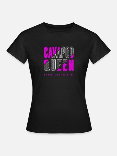 Cavapoo Königin - Frauen T-Shirt - Schwarz