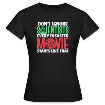 Kino Filme Theater Movies Statement Dvd Abend - Frauen T-Shirt - Schwarz - Vorne - AI Model Female 172 dark (172cm)