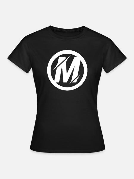 M Logo Artwork - Women's T-Shirt - black