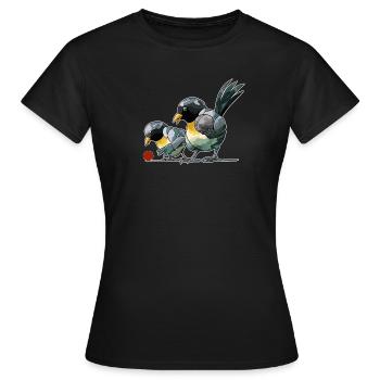 Boules de boules de boules pour pétanque - T-shirt Femme - noir - Devant - AI Model Female 172 dark (172cm)