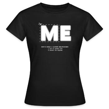 Moi (sombre) - T-shirt Femme - noir - Devant - AI Model Female 172 dark (172cm)