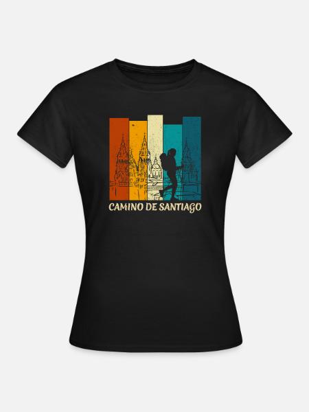 Camino de Santiago Buen Camino - Women - Women's T-Shirt - black